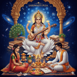 Saraswati Puja – Invoke the Goddess of Knowledge for Success in Studies & Arts